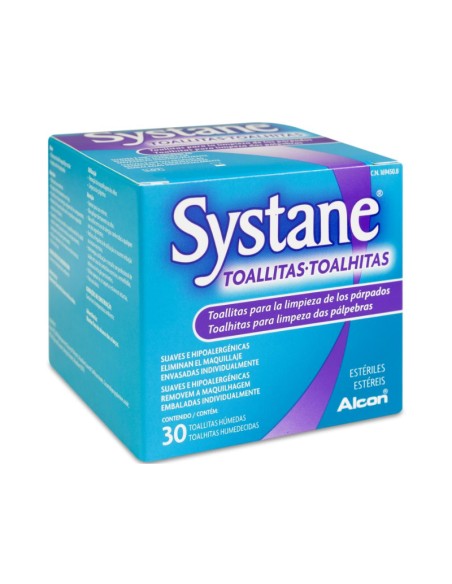 Systane Toallitas Estériles para Limpieza Ocular 30 unidades