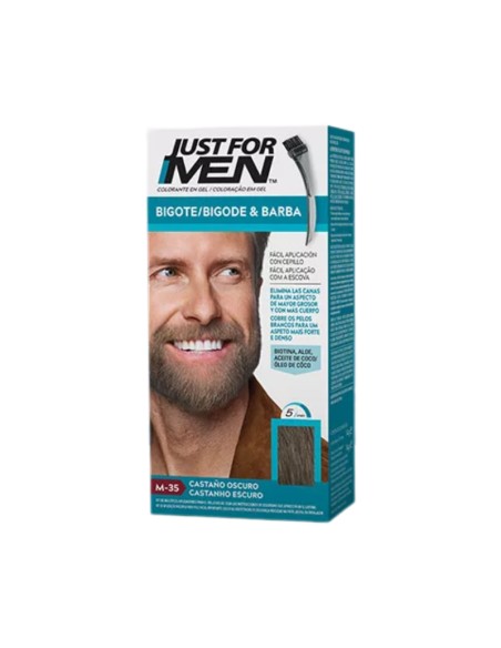 Just for Men Bigote y Barba Castaño Oscuro 30 ml