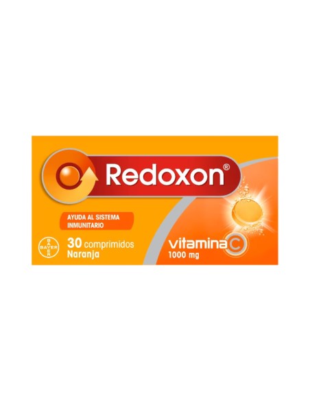 Redoxon Vitaminas Defensas Sabor Naranja 30 Comprimidos Efervescentes