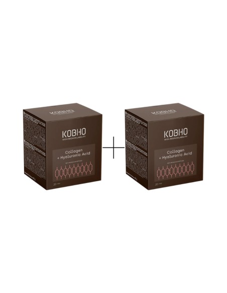 Kobho Duplo Colágeno + Ácido Hialurónico 2x20 viales