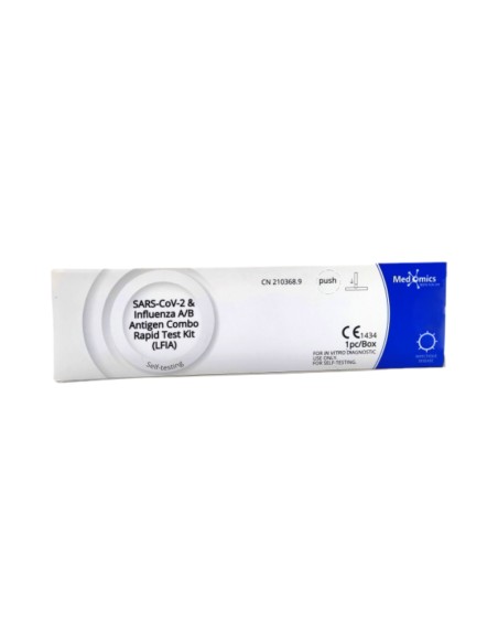 Test Nasal de Antígenos del Covid y Gripe A/B