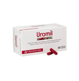 Uromil 60 cápsulas