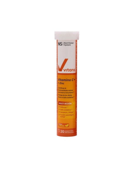 Ns Vitans Vitamina C + Zinc 20 comprimidos