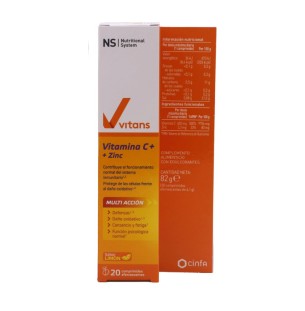 Ns Vitans Vitamina C + Zinc...