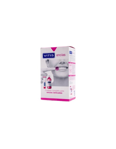 Vitis Encías Pack Colutorio 500 Ml + Pasta Dentífrica 100 Ml