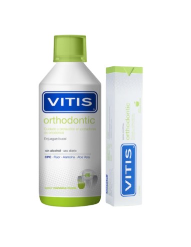 Vitis Orthodontic Pack Colutorio 500... Vitis Orthodontic Pack Colutorio 500...