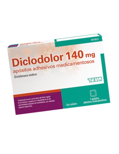 Diclodolor 140 mg 10 apósitos