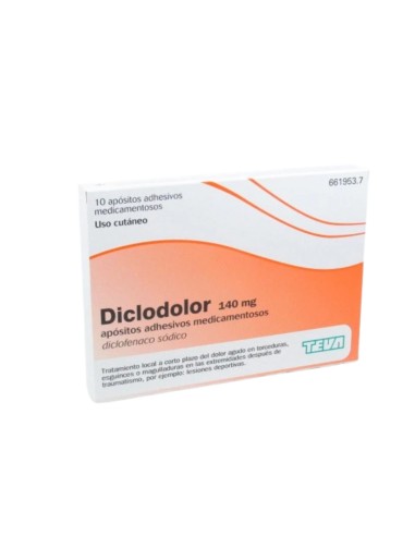Diclodolor 140 mg 10 apósitos