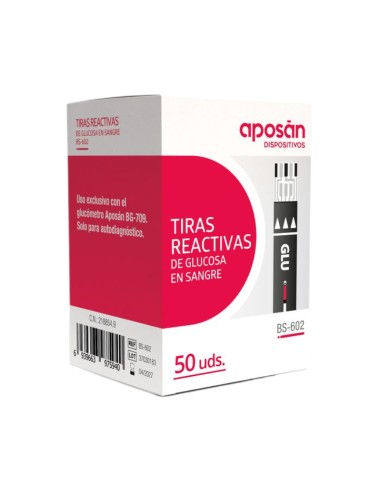 Aposan Tiras para Glucómetro BG-709... Aposan Tiras para Glucómetro BG-709...