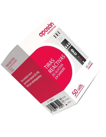 Aposan Tiras para Glucómetro BG-709 50 unidades