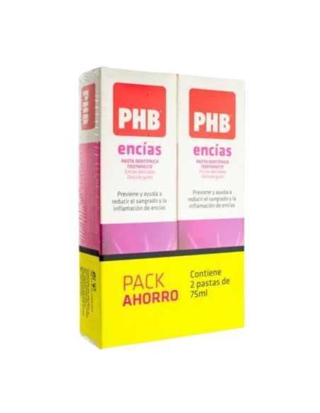 PHB Encías Pasta Dentífrica Duplo 2 x 75 Ml