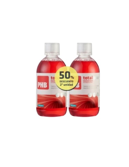 PHB Total Plus Enjuague Bucal Duplo 2 x 500 Ml