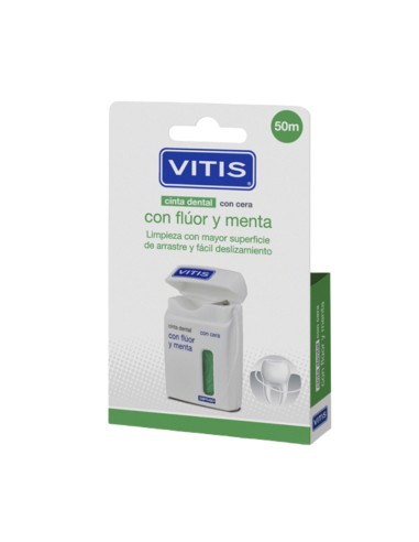 Vitis Cinta con Flúor y Menta 50 m