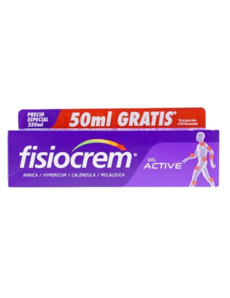 Fisiocrem Gel Active 200ml + 50ml Gratis