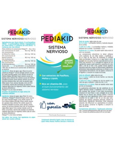 Pediakid Sistema Nervioso 125 Ml Pediakid Sistema Nervioso 125 Ml