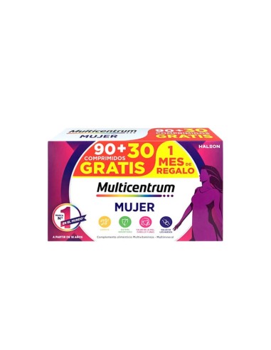 Multicentrum Mujer 90 + 30 comprimidos Multicentrum Mujer 90 + 30 comprimidos