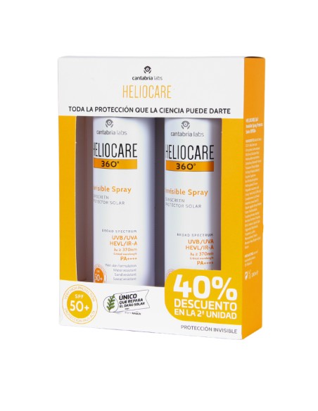 Heliocare 360 Duplo Invisible Spray SPF50+ 200 ml