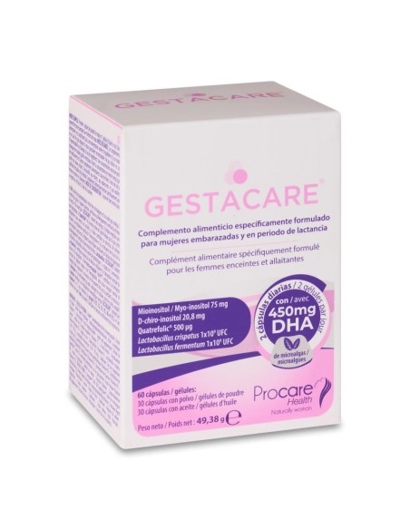 Gestacare 60 cápsulas