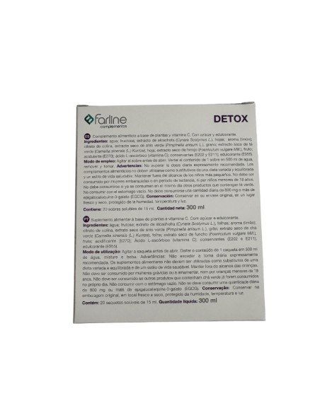 Farline Detox 20 Sobres Solubles