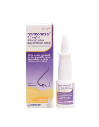 Normonasal Nebulizador Nasal 15 Ml