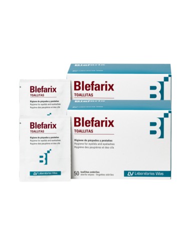Blefarix Duplo Toallitas 2x50 unidades