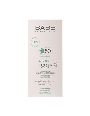 BABÉ Mineral Super Fluid Color SPF50... BABÉ Mineral Super Fluid Color SPF50...