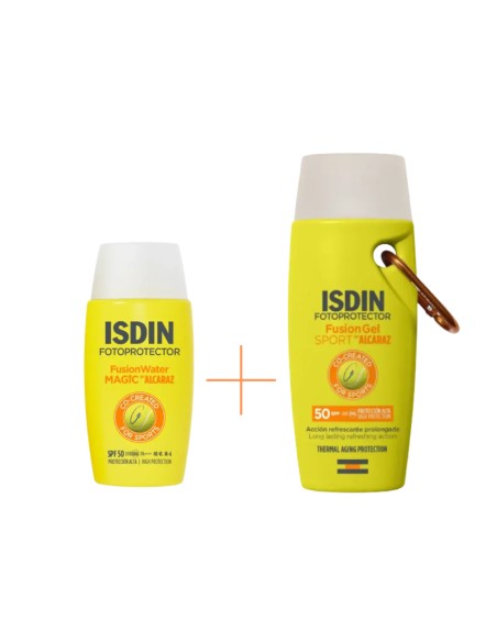 Isdin Fotoprotector Fusion Water Magic SPF50 50ml + Fusion Gel Sport Alcaraz SPF50 100ml ALCARAZ