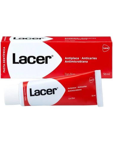 Lacer pasta dental con flúor 50ml Lacer pasta dental con flúor 50ml