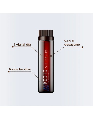 Kobho Vitamina D3 + K2 40 Viales Kobho Vitamina D3 + K2 40 Viales