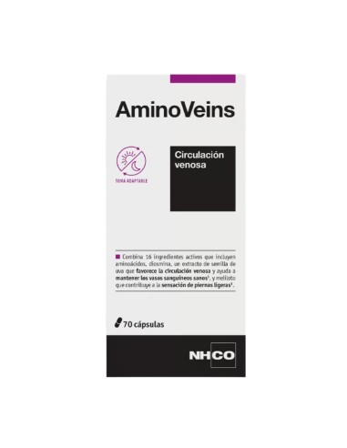 NHCO AminoVeins 70 Cápsulas NHCO AminoVeins 70 Cápsulas