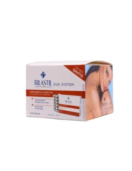 Rilastil Sun System oral Pack 3 meses 90 cápsulas