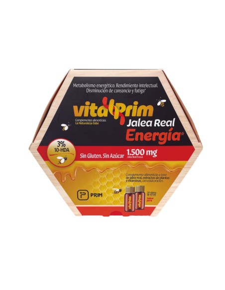 VitalPrim Jalea Real Energía 1.500Mg 20 Viales