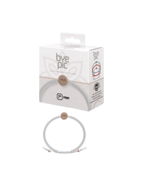 Prim Bye Pic Pulsera Citronela Nudo Círculo Blanco