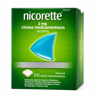 Nicorette 2 mg 210 Chicles...