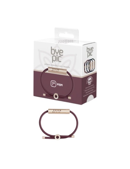 Prim Pulsera de citronela CORDÓN Byepic Burgundy