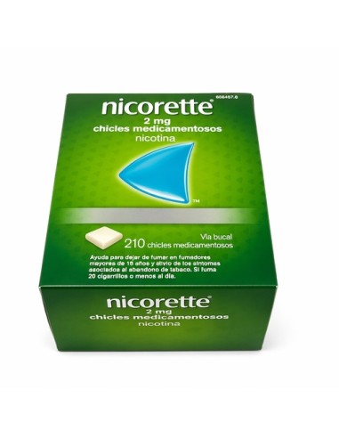 Nicorette 2 mg 210 Chicles...