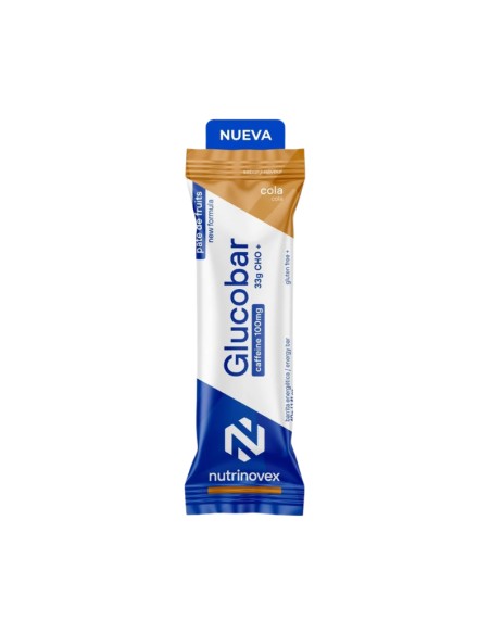 Nutrinovex Glucobar Cafeína 100 mg Cola 40 g