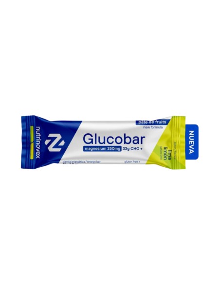 Nutrinovex Glucobar Magnesio 250 mg Lima Limón 40 g