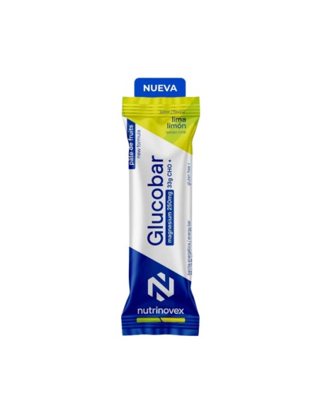 Nutrinovex Glucobar Magnesio 250 mg Lima Limón 40 g