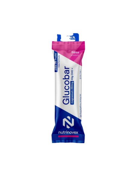 Nutrinovex Glucobar Magnesio 250 mg Fresa 40 g