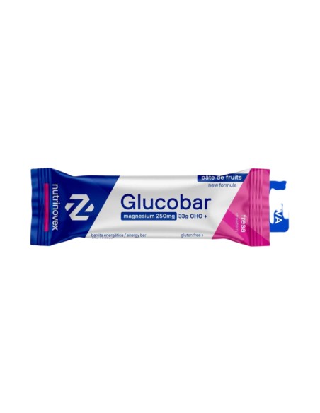 Nutrinovex Glucobar Magnesio 250 mg Fresa 40 g