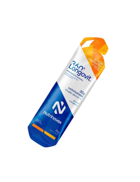 Nutrinovex Longovit Gel 30 g CHO + Dextrina Mango Mandarina 45 g
