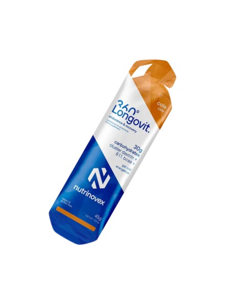 Nutrinovex Longovit 360º Pro Gel 30 g CHO + Dextrina + 8.1.1 BCAA Cola 45 g