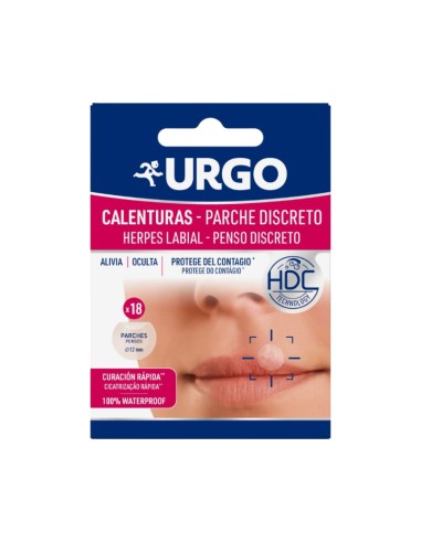 Urgo Calenturas Parche 18 Unidades Urgo Calenturas Parche 18 Unidades