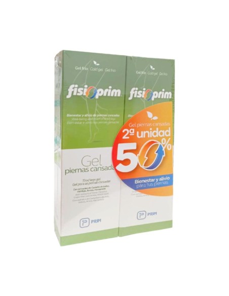 Fisioprim Gel Piernas Cansadas Duplo 2x250 ml