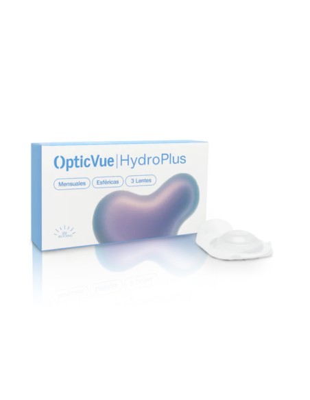 Lentillas OpticVue HydroPlus Mensuales (3 lentes)