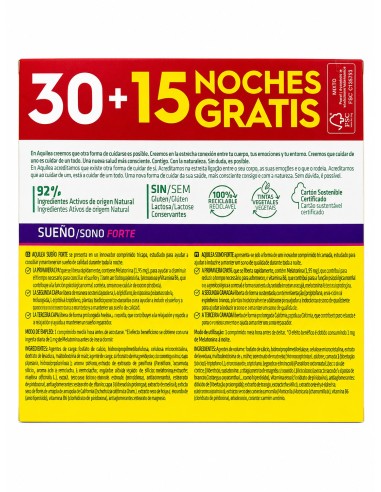 Aquilea Sueño Forte 45 Comprimidos Aquilea Sueño Forte 45 Comprimidos