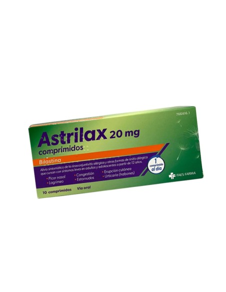 Astrilax 20mg 10 comprimidos