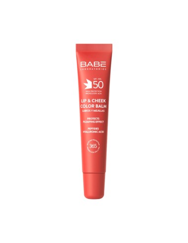 BABÉ Lip & Cheek Color Balm SPF50 Coral 20 ml