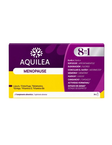 Aquilea Menopause 8en1 30 Cápsulas Aquilea Menopause 8en1 30 Cápsulas